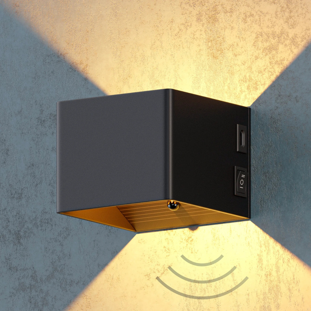RadiantCube™ |  Luxe draadloze wandlamp