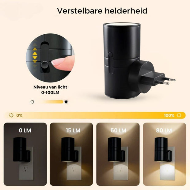 Lumeva™ | Draadloze Wandverlichting Met Ingebouwde Lichtsensor